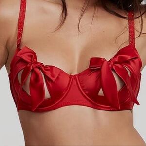Victorias Secret - Red Bow Bra